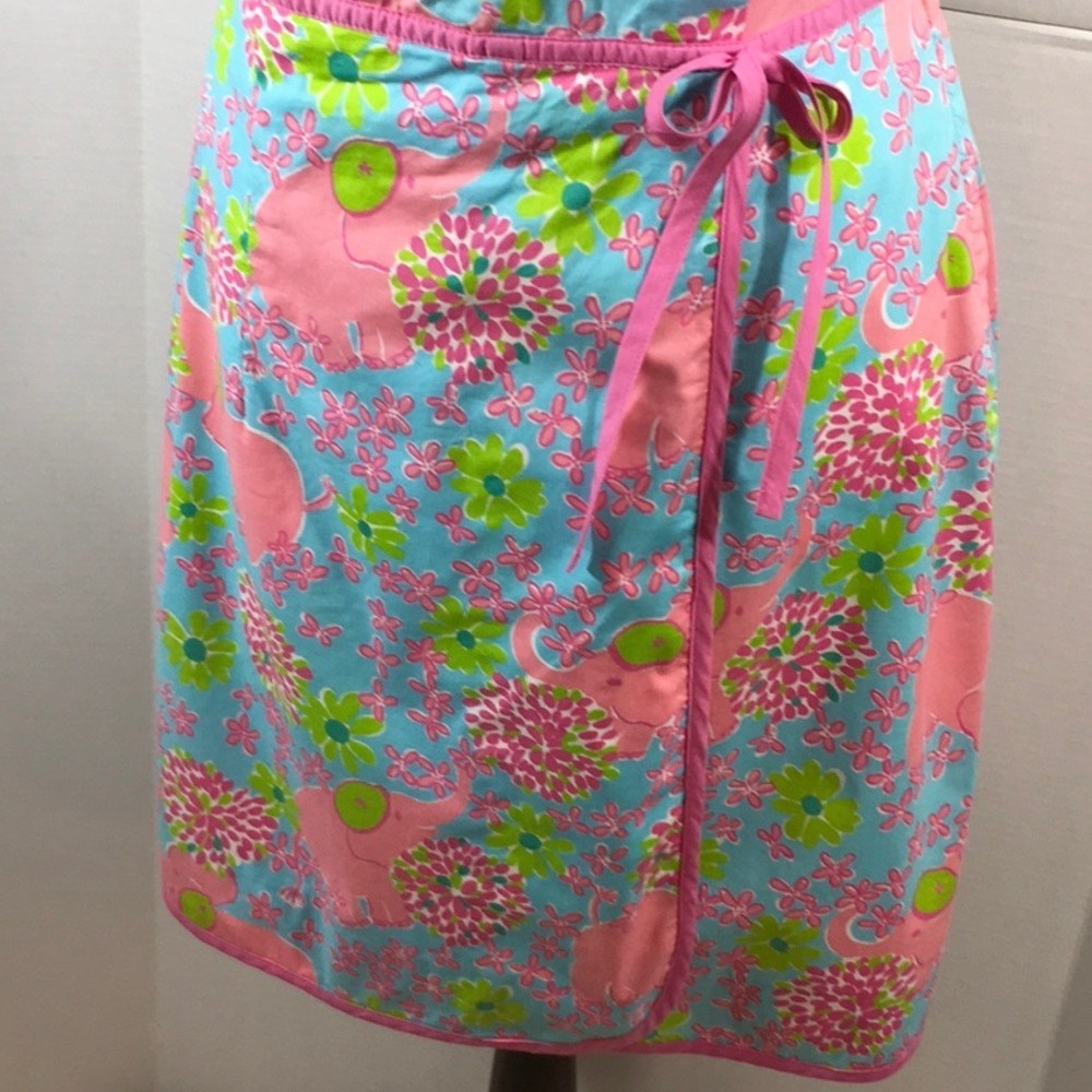 Lilly Pulitzer pink elephant Elefrance dress - Picture 3 of 8